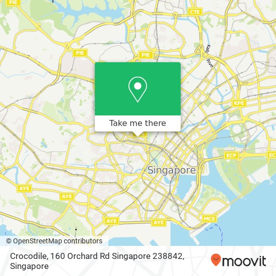 Crocodile, 160 Orchard Rd Singapore 238842 map