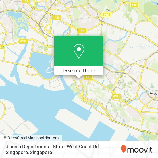 Jiansin Departmental Store, West Coast Rd Singapore map