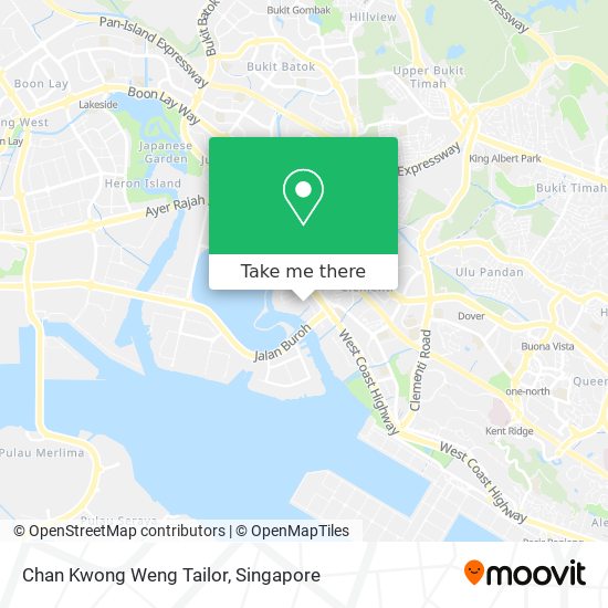 Chan Kwong Weng Tailor map