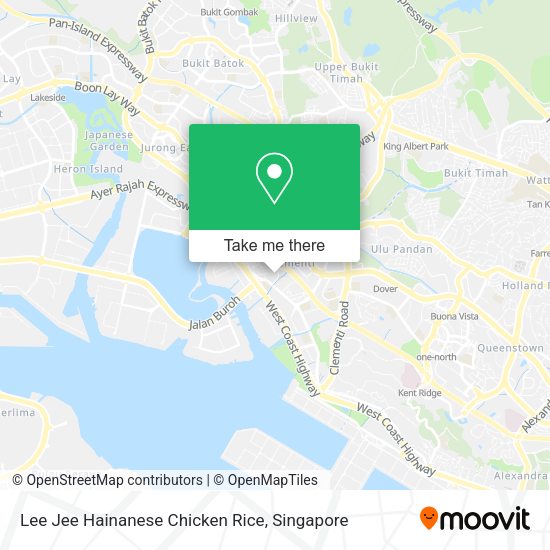 Lee Jee Hainanese Chicken Rice map