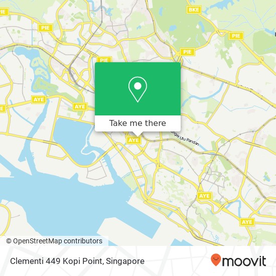 Clementi 449 Kopi Point, Clementi Ave 3 Singapore地图
