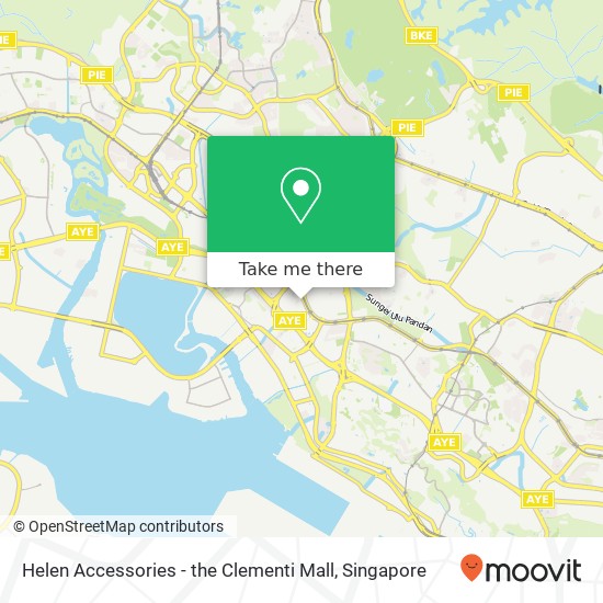 Helen Accessories - the Clementi Mall, 3155 Commonwealth Ave W Singapore 129588地图
