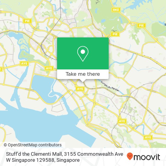 Stuff'd the Clementi Mall, 3155 Commonwealth Ave W Singapore 129588 map