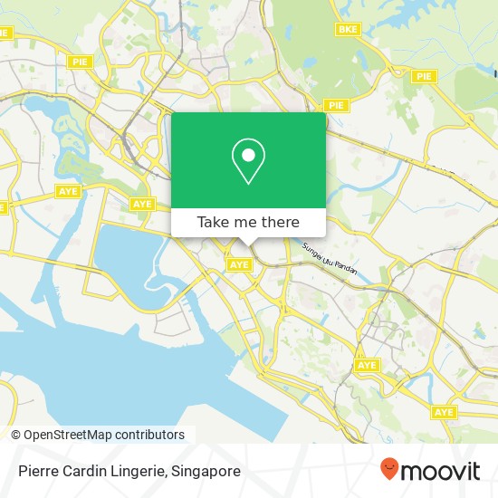 Pierre Cardin Lingerie, 3155 Commonwealth Ave W Singapore 129588地图