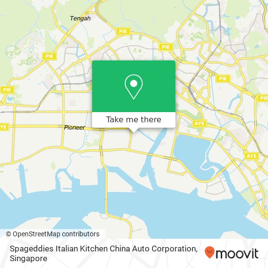 Spageddies Italian Kitchen China Auto Corporation, 17 Jurong Port Rd Singapore 619092地图