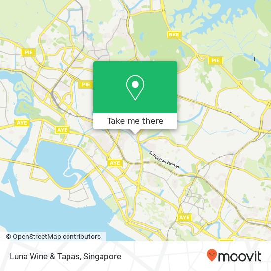 Luna Wine & Tapas, Sunset Ln Singapore地图