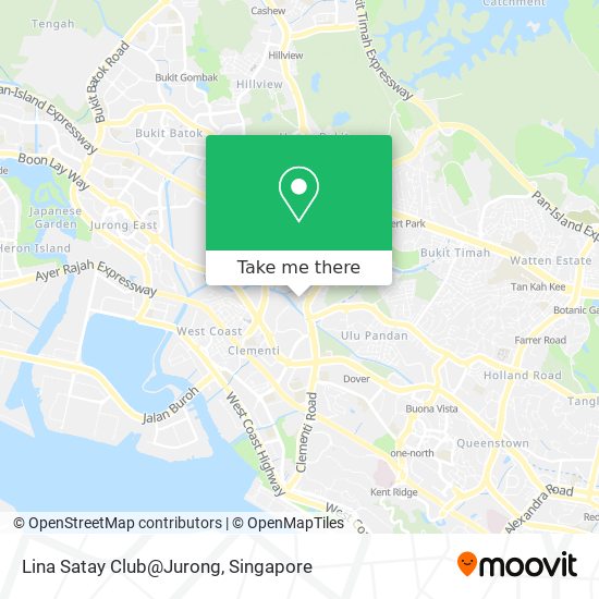 Lina Satay Club@Jurong map