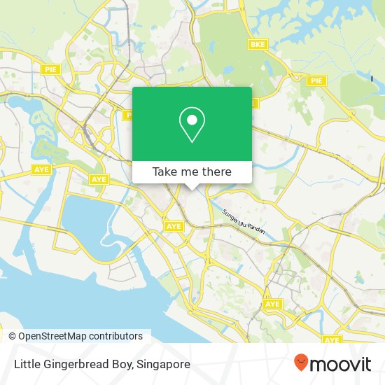 Little Gingerbread Boy, Clementi Ave 4 Singapore map