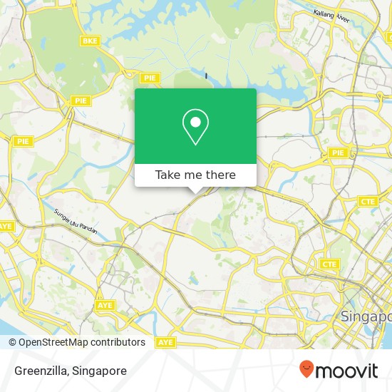 Greenzilla, Queen's Rd Singapore map
