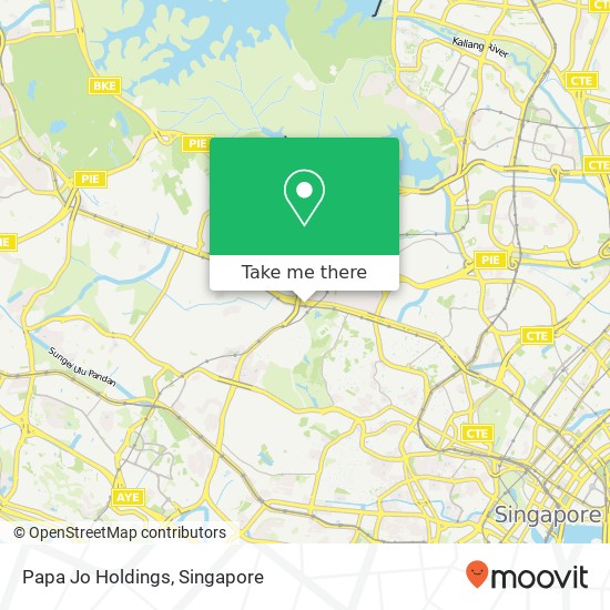 Papa Jo Holdings, Bukit Timah Rd Singapore地图