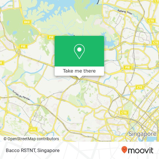 Bacco RSTNT, Cluny Park Rd Singapore地图