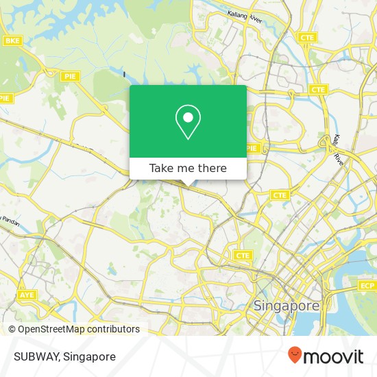 SUBWAY, Bukit Timah Rd Singapore地图