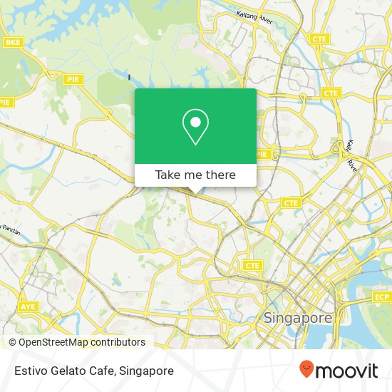 Estivo Gelato Cafe, Bukit Timah Rd Singapore map