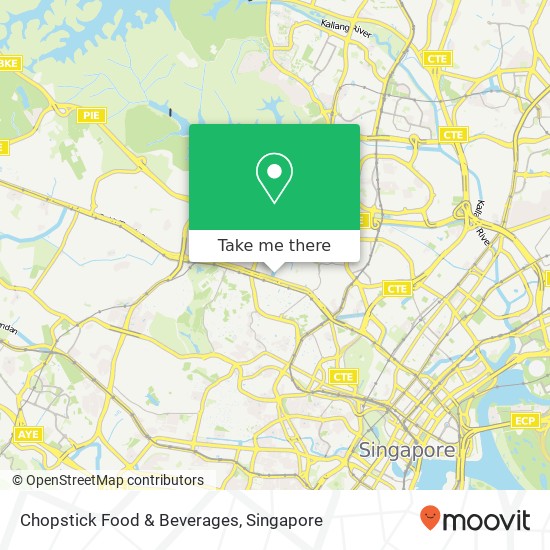 Chopstick Food & Beverages, Singapore map