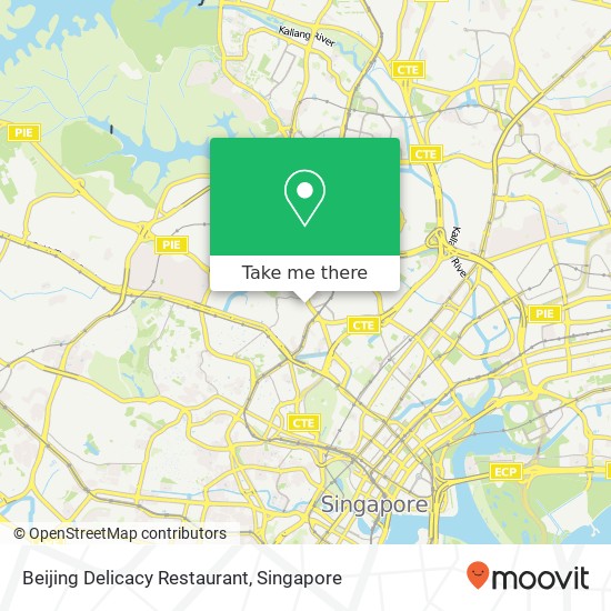 Beijing Delicacy Restaurant, Singapore map