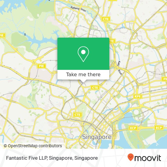 Fantastic Five LLP, Singapore map