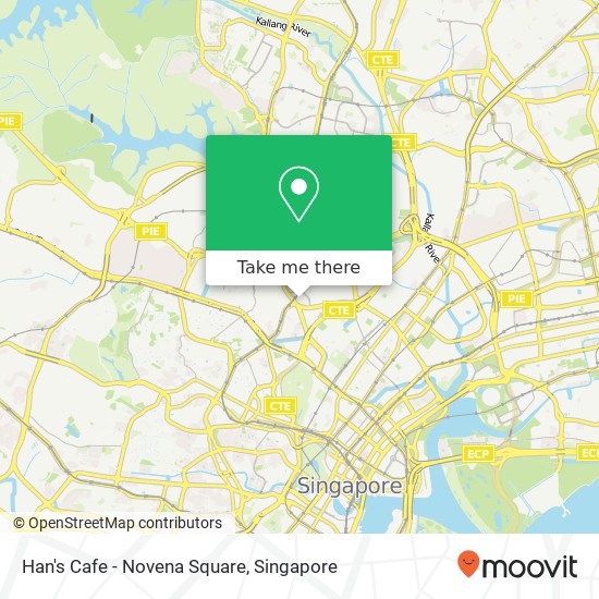 Han's Cafe - Novena Square, Sinaran Dr Singapore地图
