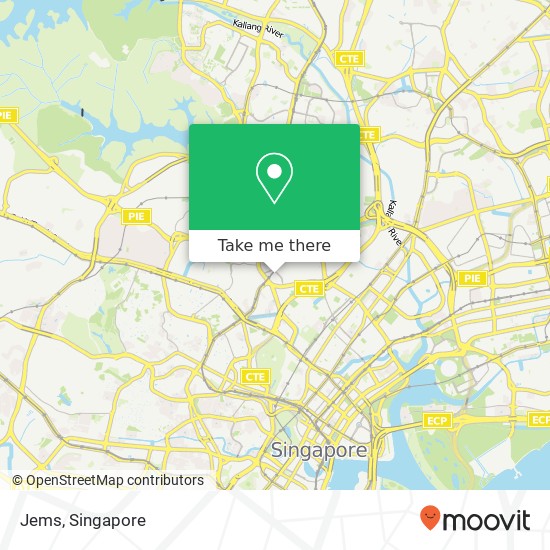 Jems, Singapore map