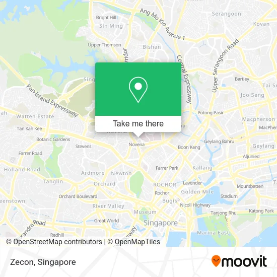 Zecon map