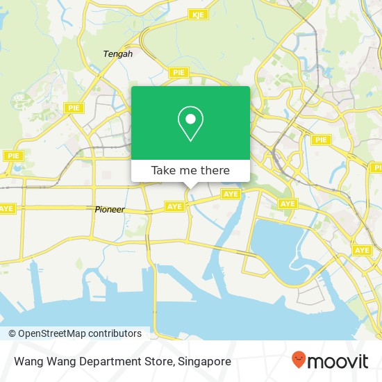 Wang Wang Department Store, Singapore map