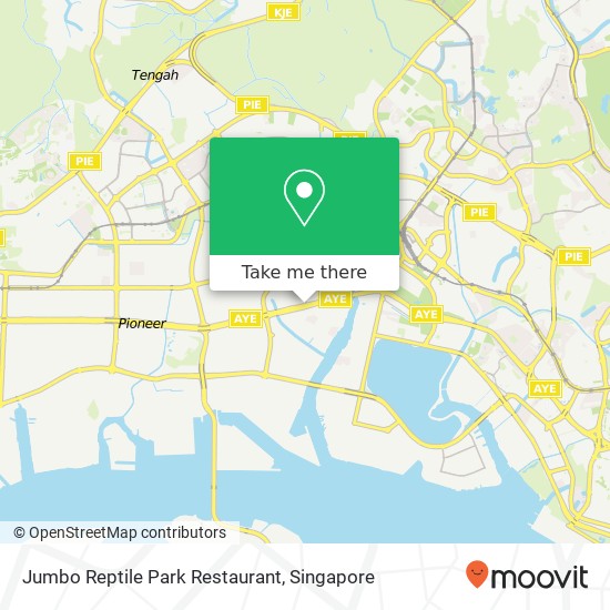 Jumbo Reptile Park Restaurant, Jalan Ahmad Ibrahim Singapore map