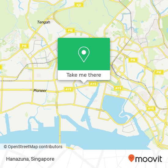 Hanazuna, Singapore map