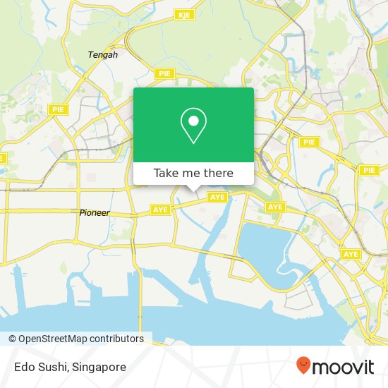 Edo Sushi, Singapore map