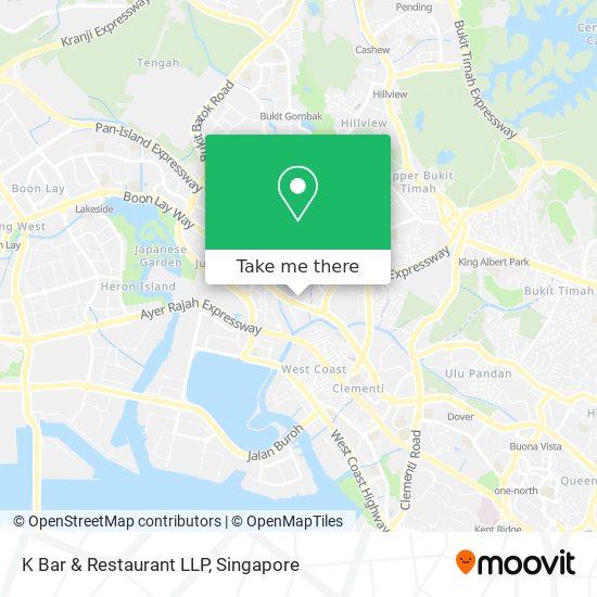 K Bar & Restaurant LLP map