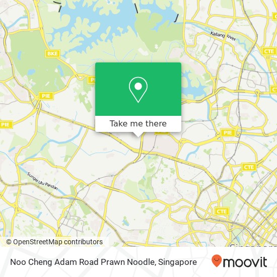 Noo Cheng Adam Road Prawn Noodle, Singapore地图