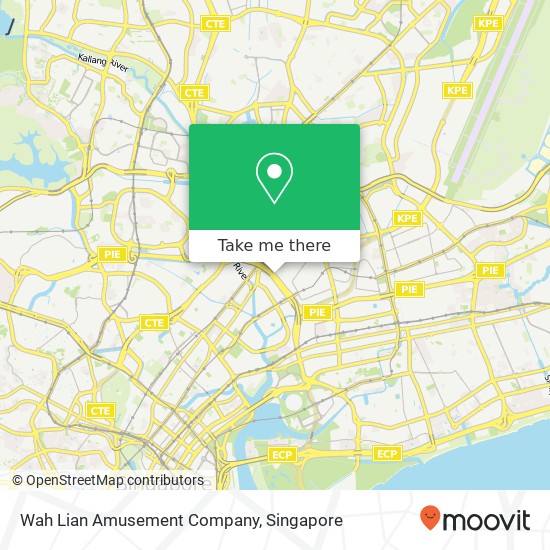 Wah Lian Amusement Company, Jalan Kolam Ayer Singapore map