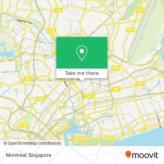 Montreal, Genting Ln Singapore 349556 map