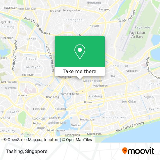 Tashing map