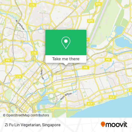 Zi Fu Lin Vegetarian map