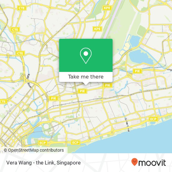 Vera Wang - the Link, Singapore map