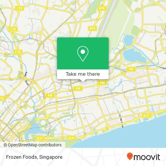 Frozen Foods, Singapore map