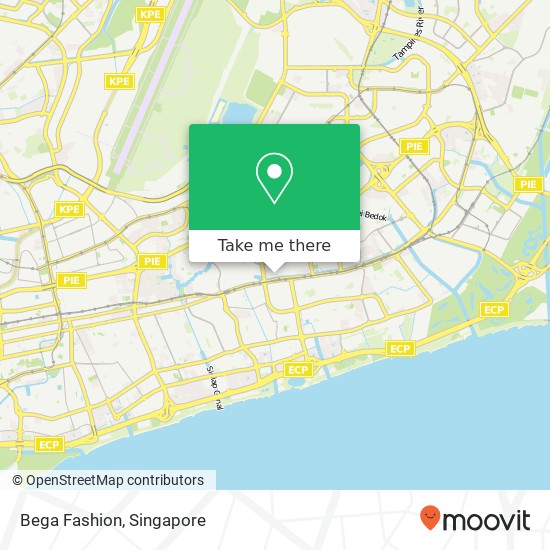 Bega Fashion, Singapore map