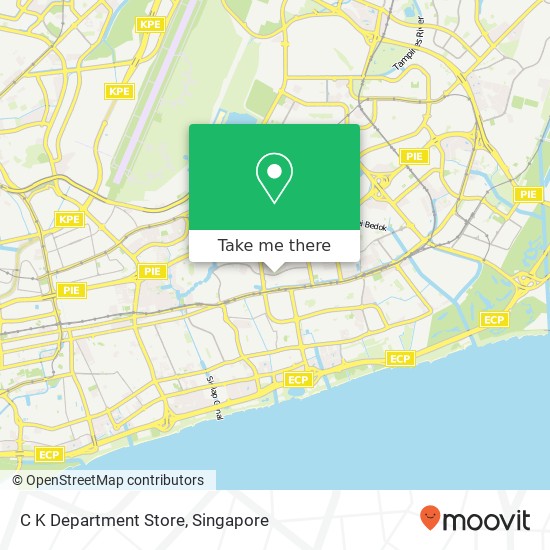 C K Department Store, Bedok North St 1 Singapore map