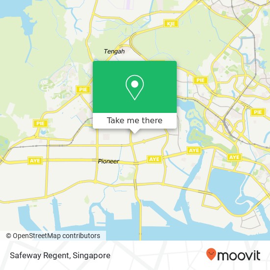 Safeway Regent, Singapore map