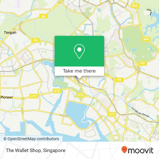 The Wallet Shop, Jurong Gateway Rd Singapore地图