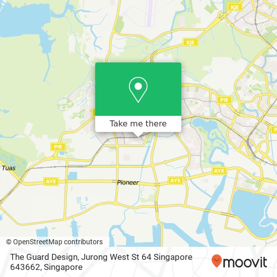 The Guard Design, Jurong West St 64 Singapore 643662地图