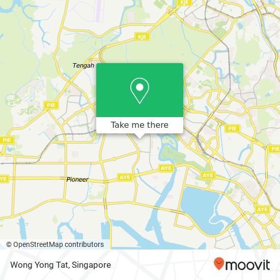 Wong Yong Tat, Yung an Rd Singapore map