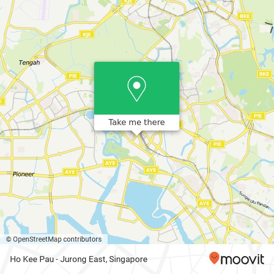 Ho Kee Pau - Jurong East, Jurong Gateway Rd Singapore map