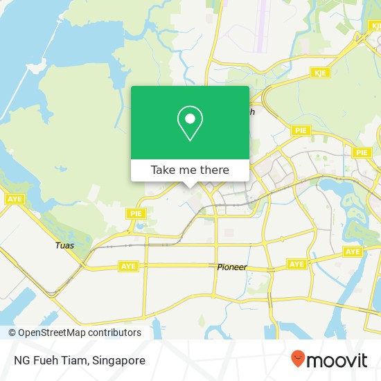 NG Fueh Tiam, Jurong West St 92 Singapore地图