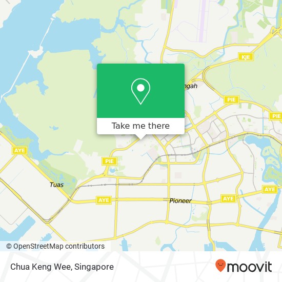 Chua Keng Wee, Singapore map
