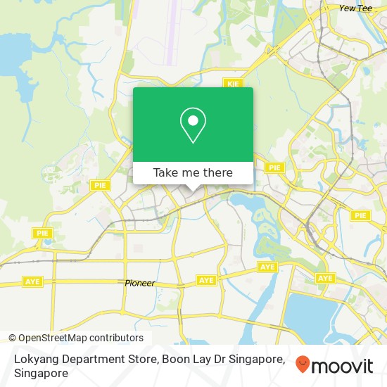 Lokyang Department Store, Boon Lay Dr Singapore map
