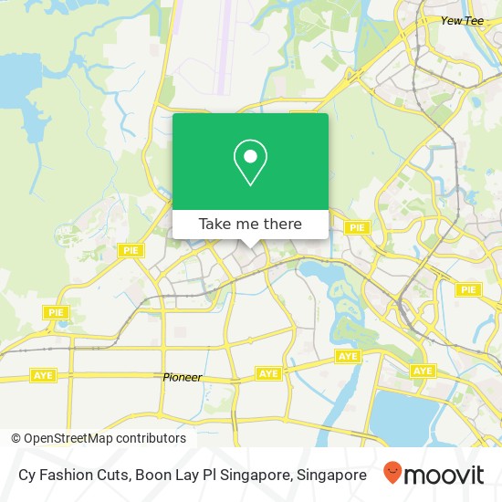 Cy Fashion Cuts, Boon Lay Pl Singapore map