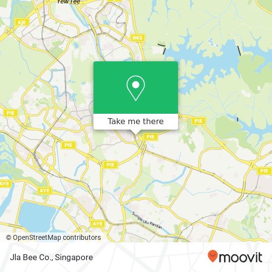 Jla Bee Co., Singapore map