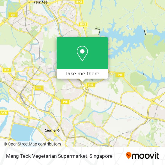 Meng Teck Vegetarian Supermarket map