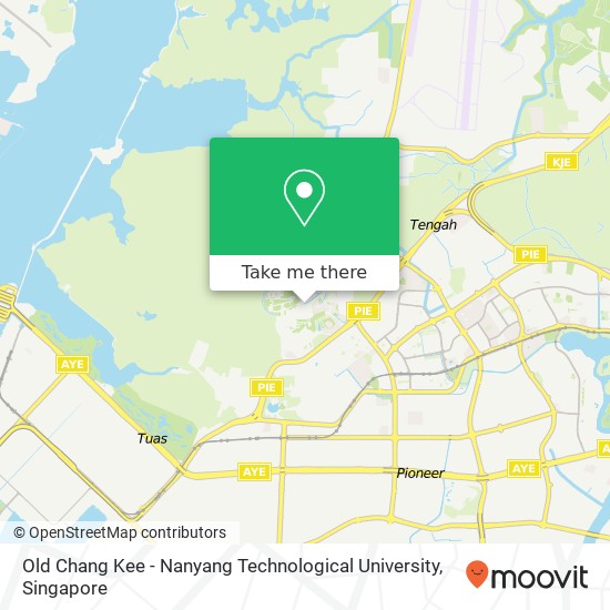 Old Chang Kee - Nanyang Technological University, Singapore map