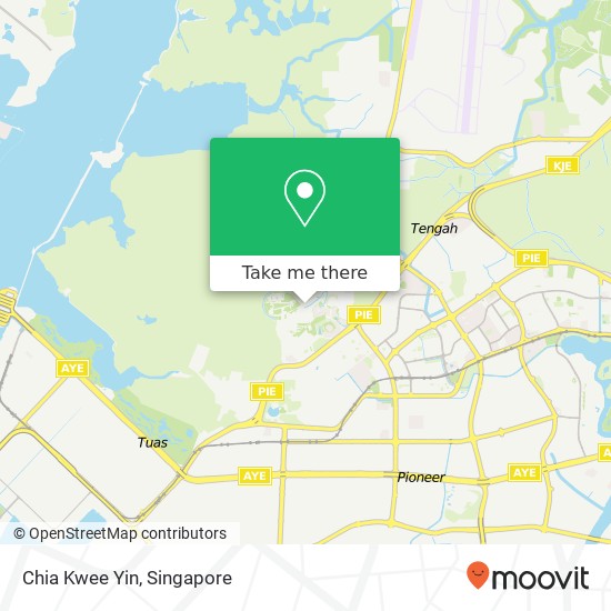 Chia Kwee Yin, Singapore map